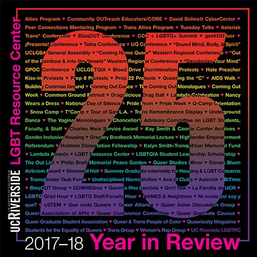 LGBT Resource Center 2017-2018 Year in Review