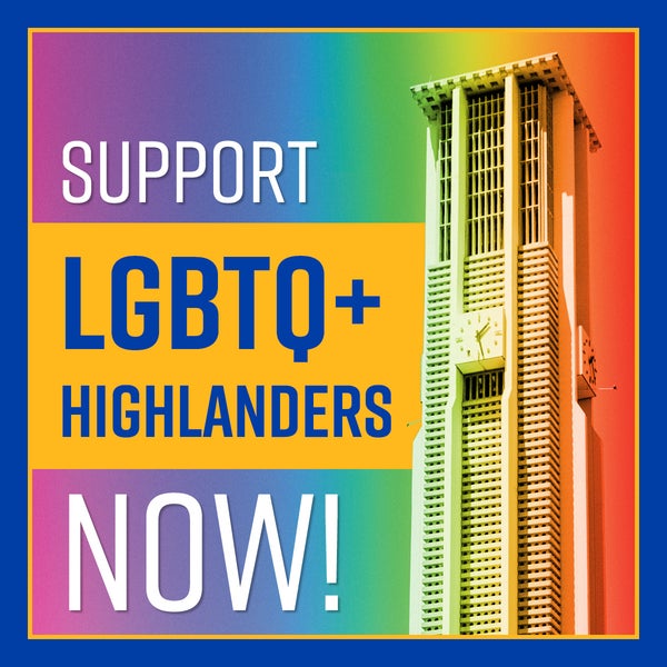 Support LGBTQ+ Highlander NOW!