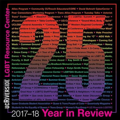 LGBT Resource Center 2017-2018 Year In Review